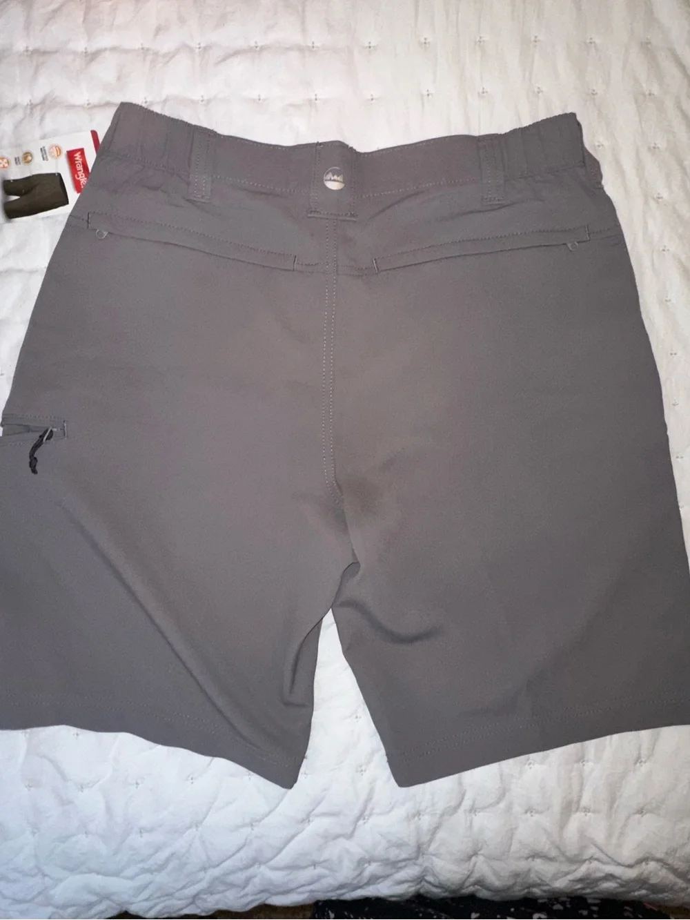 Wrangler Men's Gray Athletic Performance Shorts